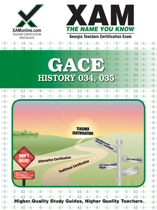 Title details for GACE History 034, 035 by Sharon Wynne - Wait list